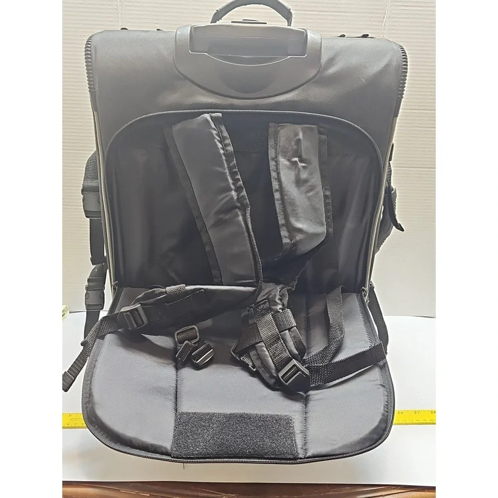 Pelican rolling camera/lighting case, semi rigid, laptop etc. pockets